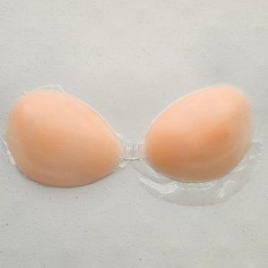 Women's Silicone Strapless Invisible Bra Gel Backless Self-adhesive Push Up.